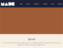 Tablet Screenshot of madeweb.it